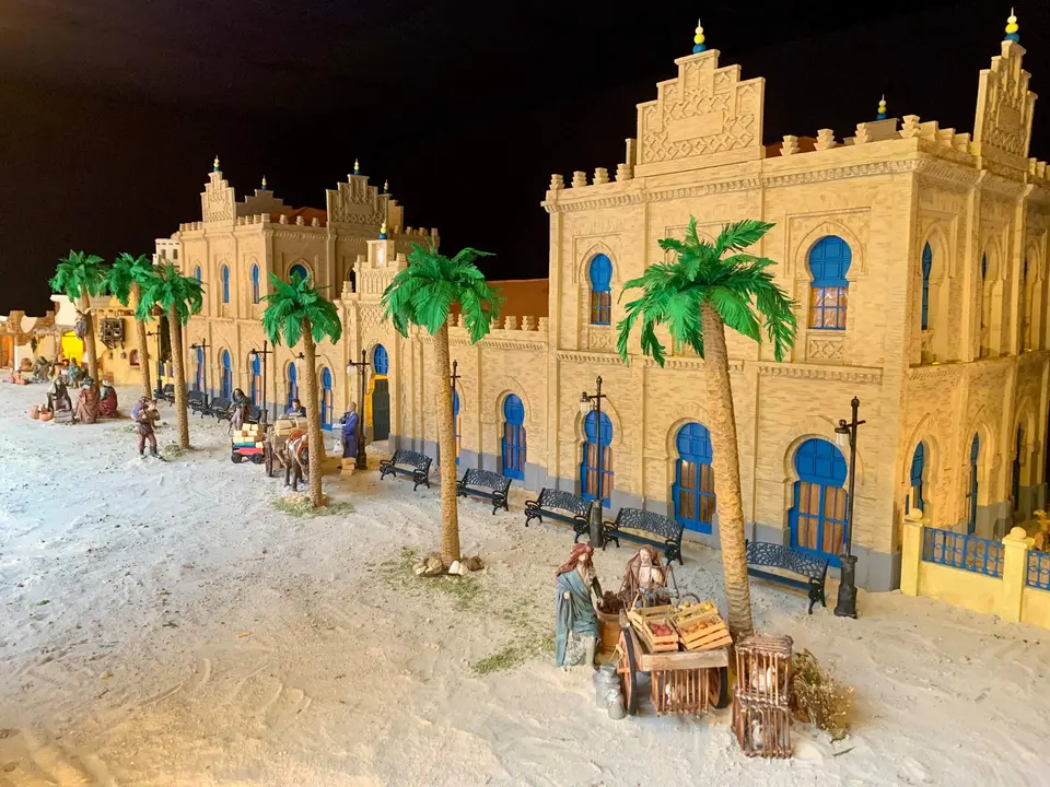 Belén municipal, un emotivo recuerdo de la Estación de Sevilla