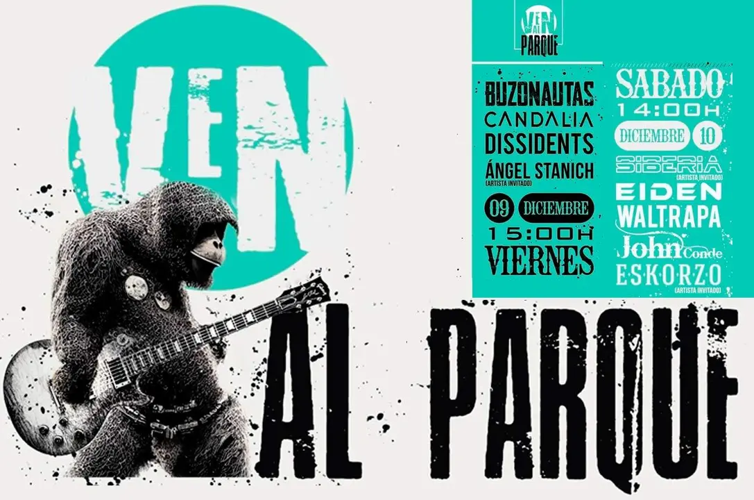 Cartel de Ven al Parque