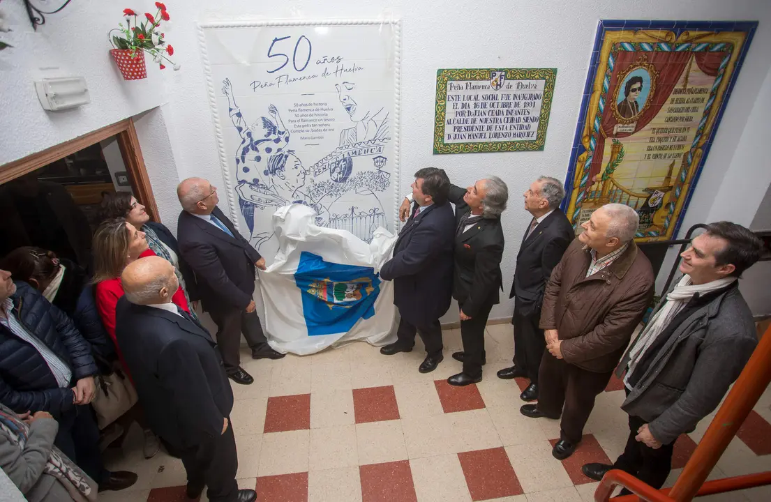 Inauguración del azulejo