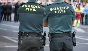 Dos agentes, de guardia