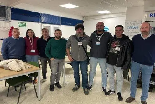 Lo delegados y delegadas sindicales de USO Huelva en Atlantic Copper