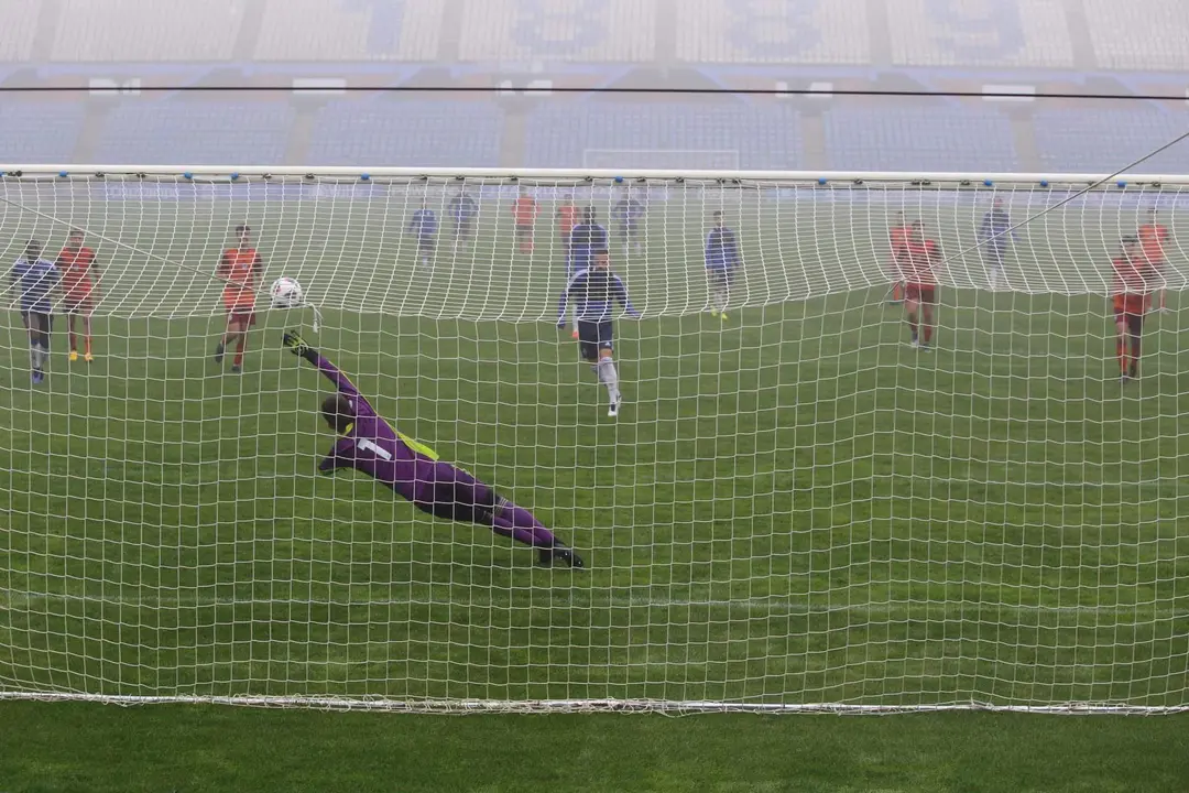 El primer gol del Recreativo.