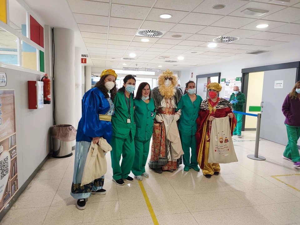 Los Reyes, en el Hospital