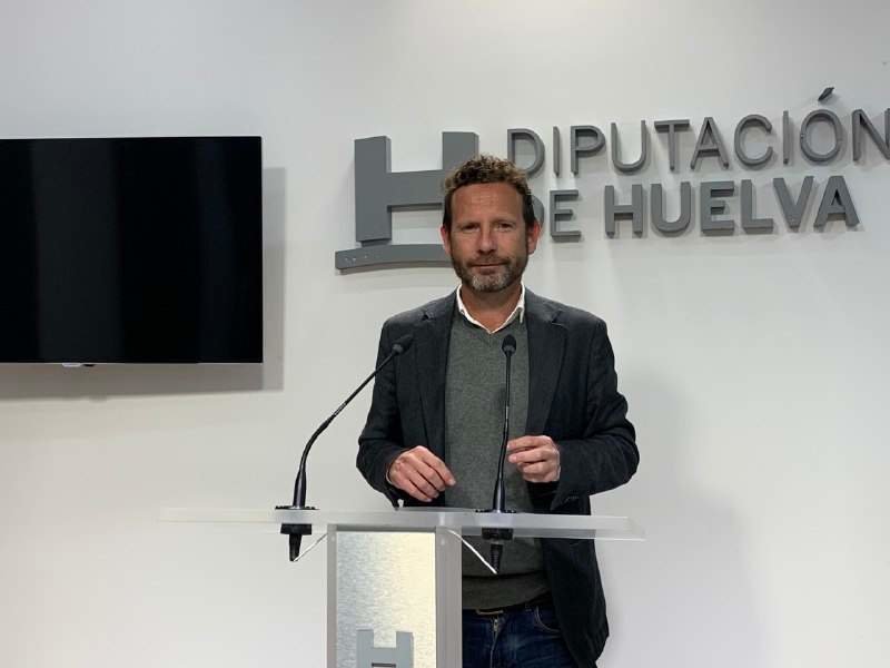 David F. Calderón, portavoz IU en Diputación de Huelva
