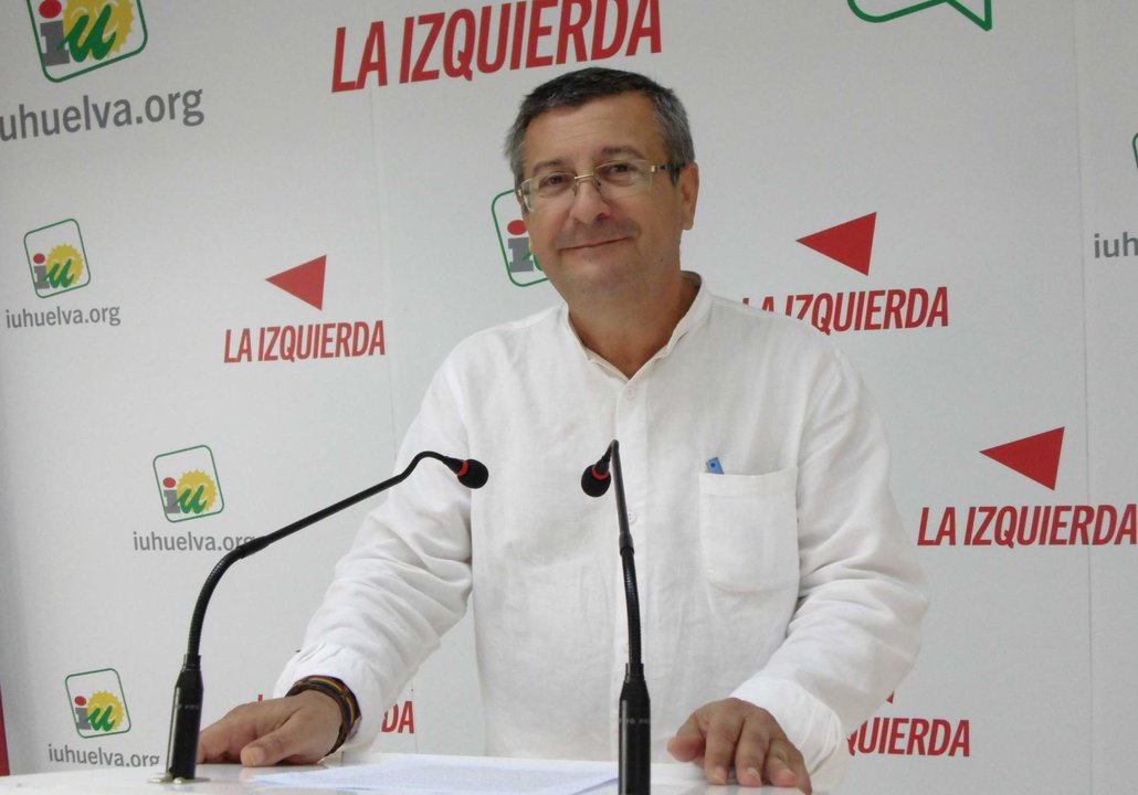 Sebastián Rivero candidato IU a la Alcaldía de Aljaraque