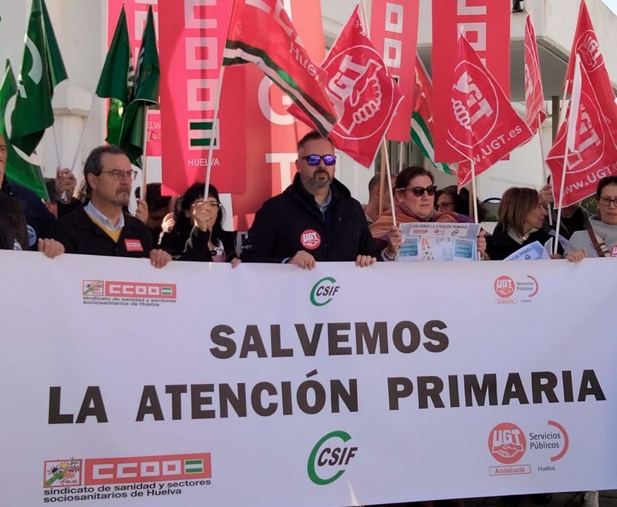 Protesta sindical hoy en Huelva