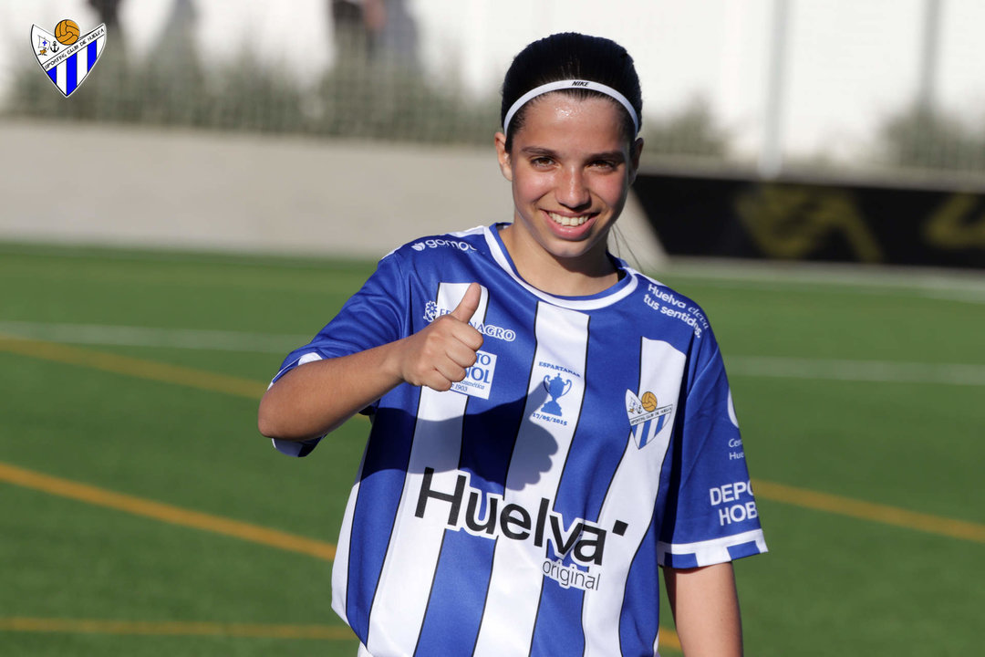 Eva Cintado es el último producto de la cantera del Sporting de Huelva.