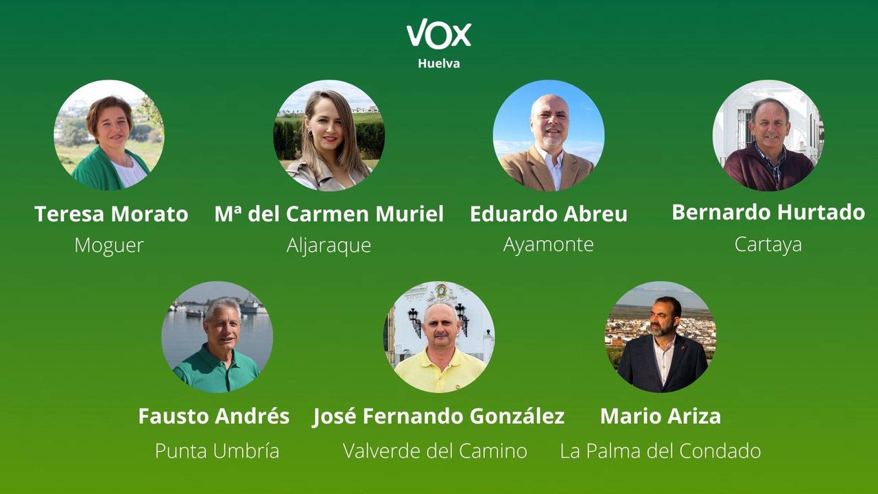 VOX Huelva candidatos