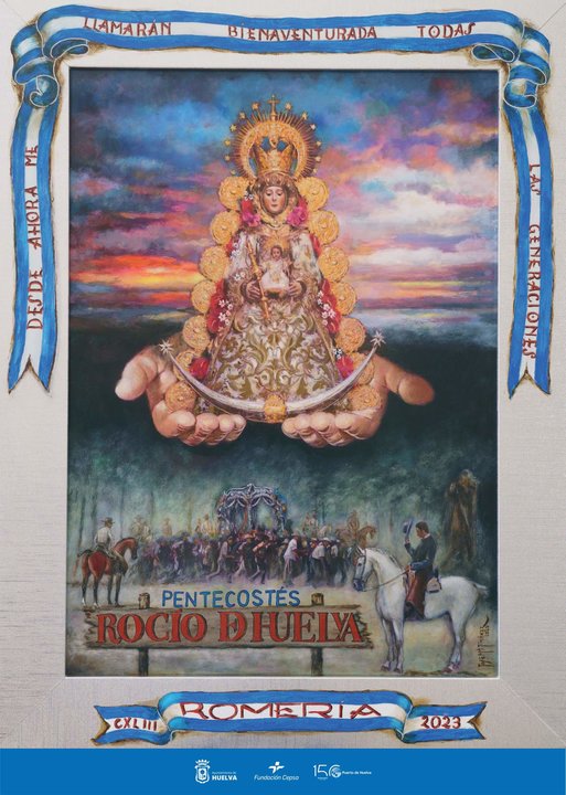 Cartel del Rocío 2023 de la Hermandad de Huelva