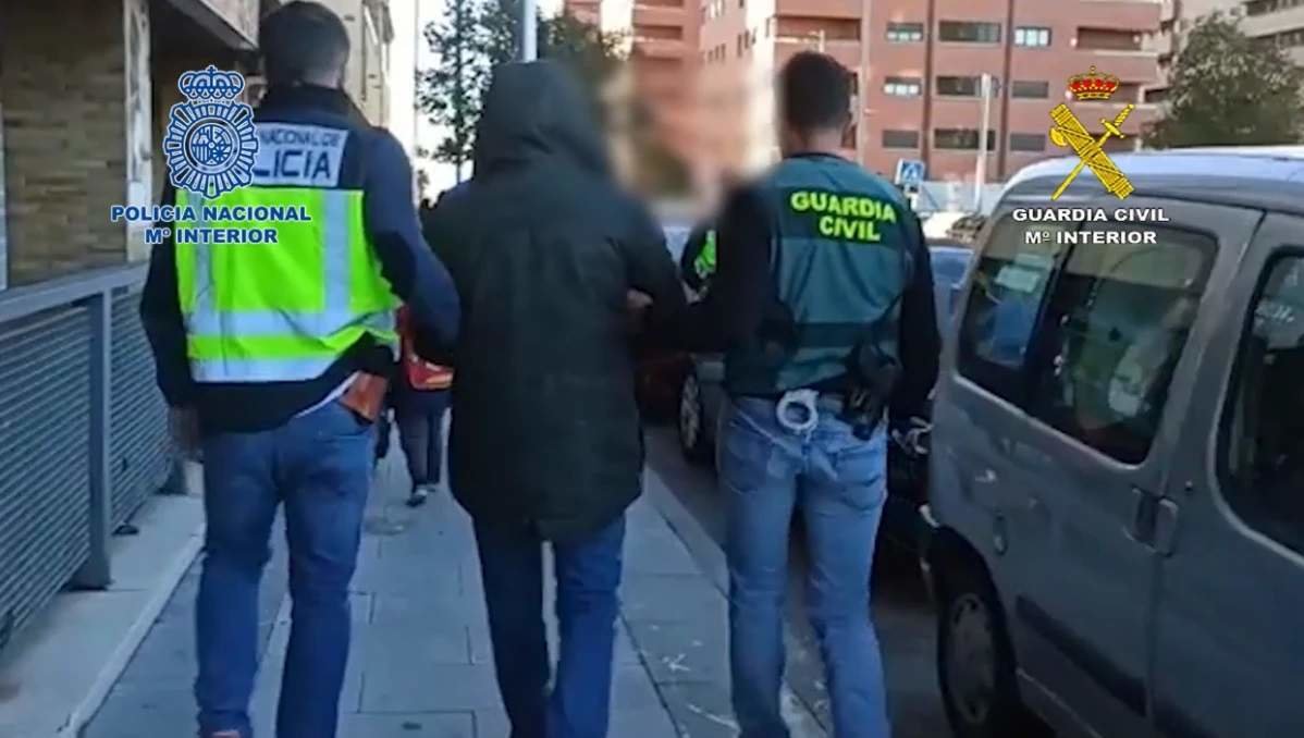 Imagen de las detenciones Canarias