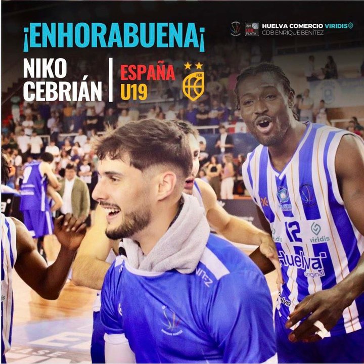 La sub-19 ha llamado a Niko Cebrián, del Enrique Benítez.