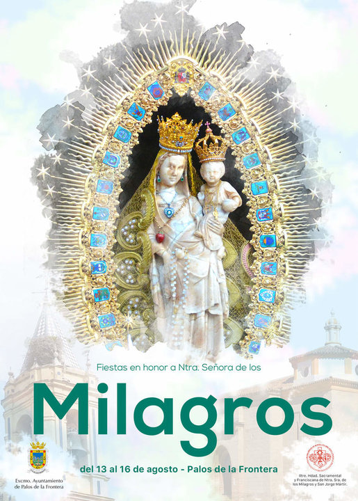 Cartel de las fiestas de la Virgen de los Milagros
