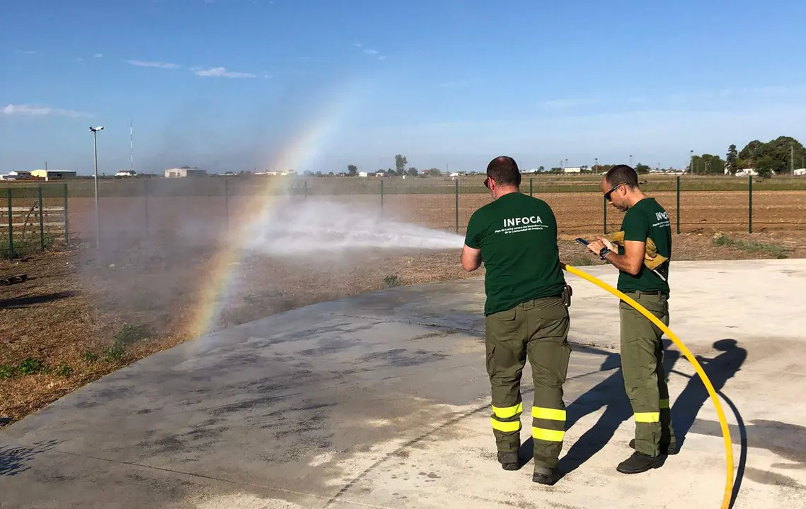 Incendio Santa Bárbara de Casa. Fuente: INFOCA