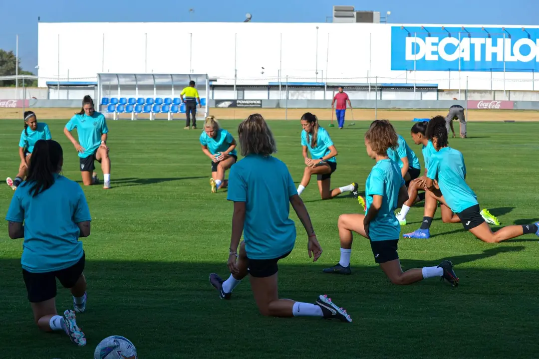 Las jugadoras del Sporting de Huelva.