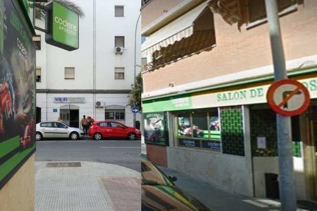 Salón de juegos en Huelva, frente a la Asociación que lucha por la prevención