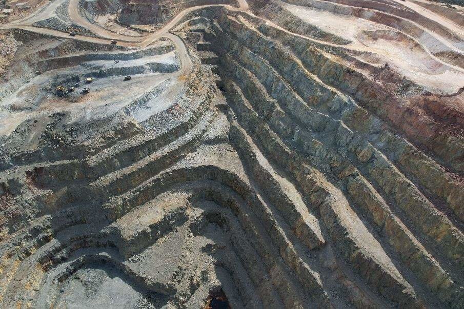 Trabajos mineros en Riotinto