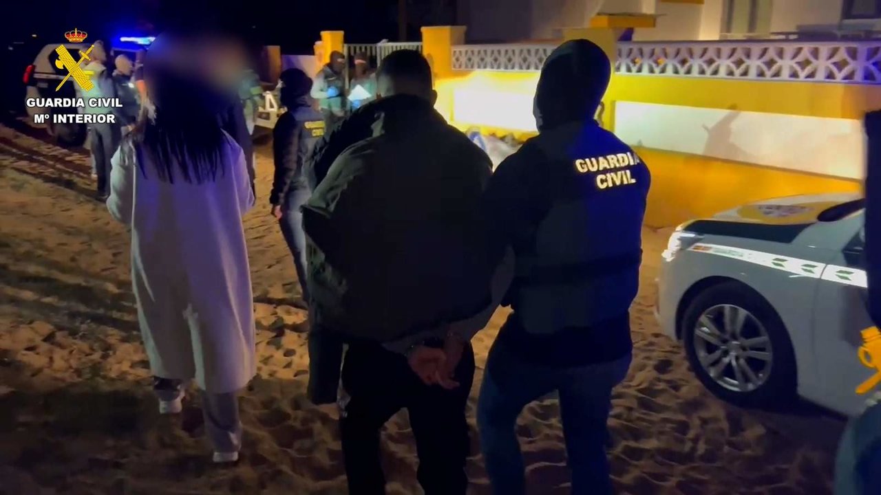 Detenciones en la playa de Punta UMbría