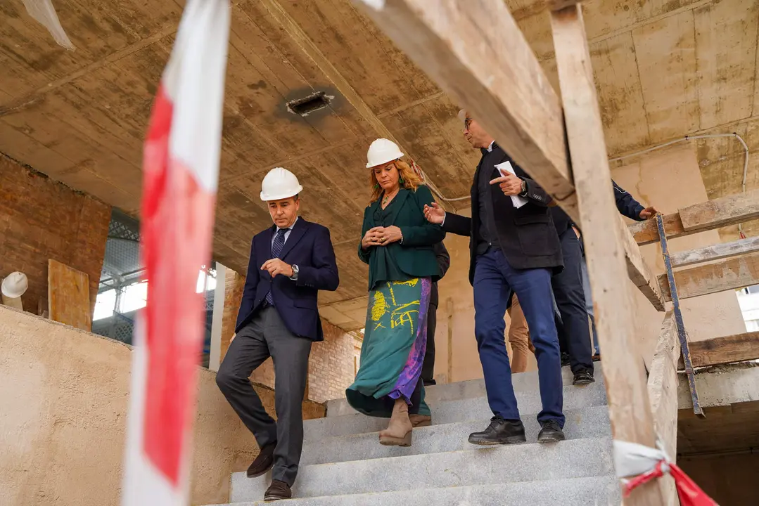 Pilar Miranda y Felipe Arias, en el cuartel de Santa Fe