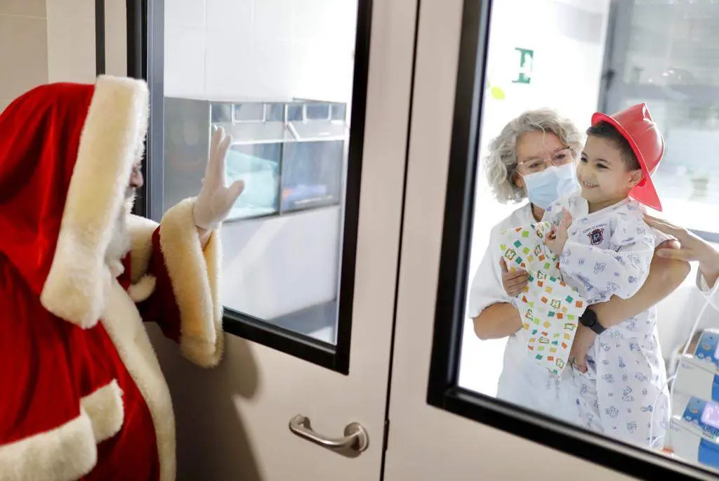 Visita de Papa Noel