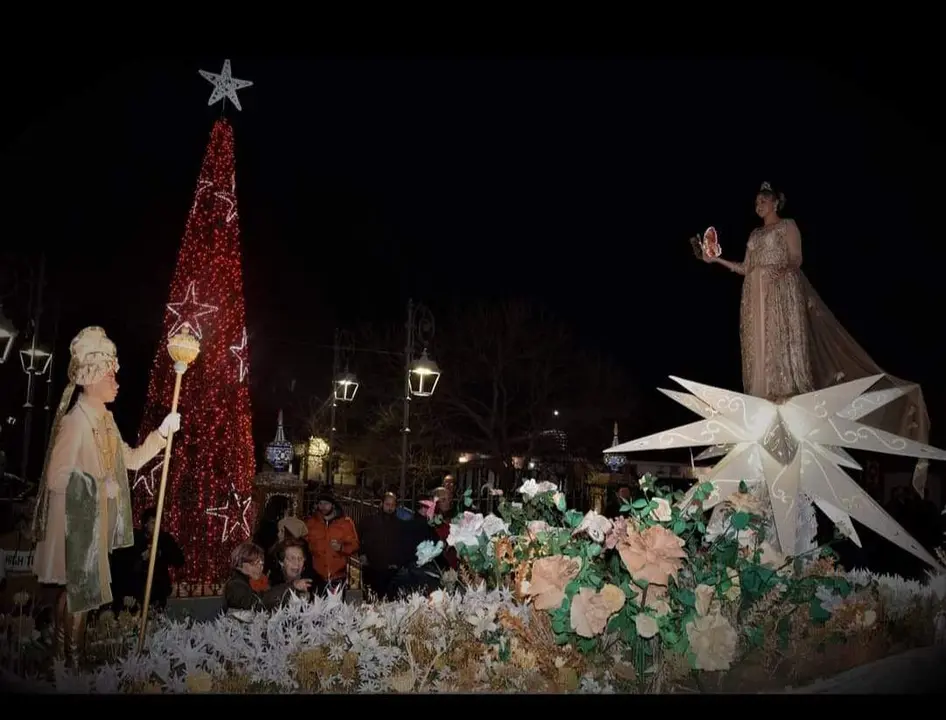 Escena de la cabalgata de Zufre