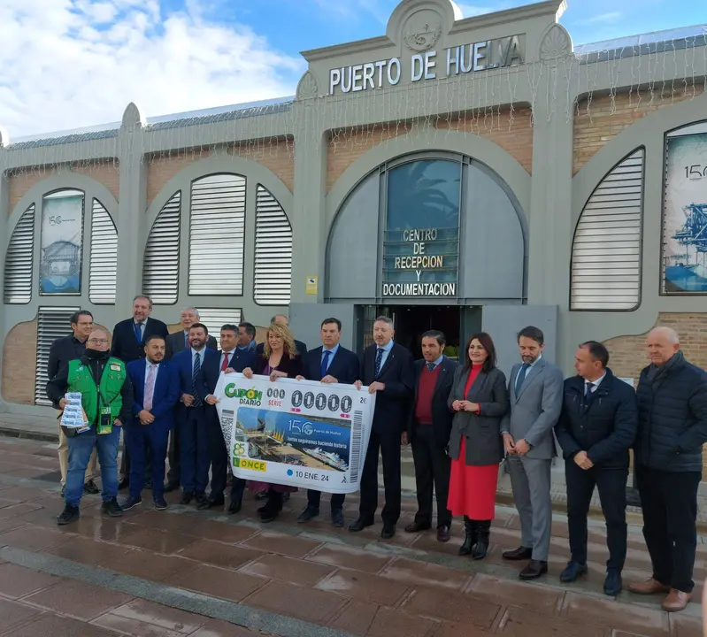 Presentación Cupón Once Puerto de Huelva
