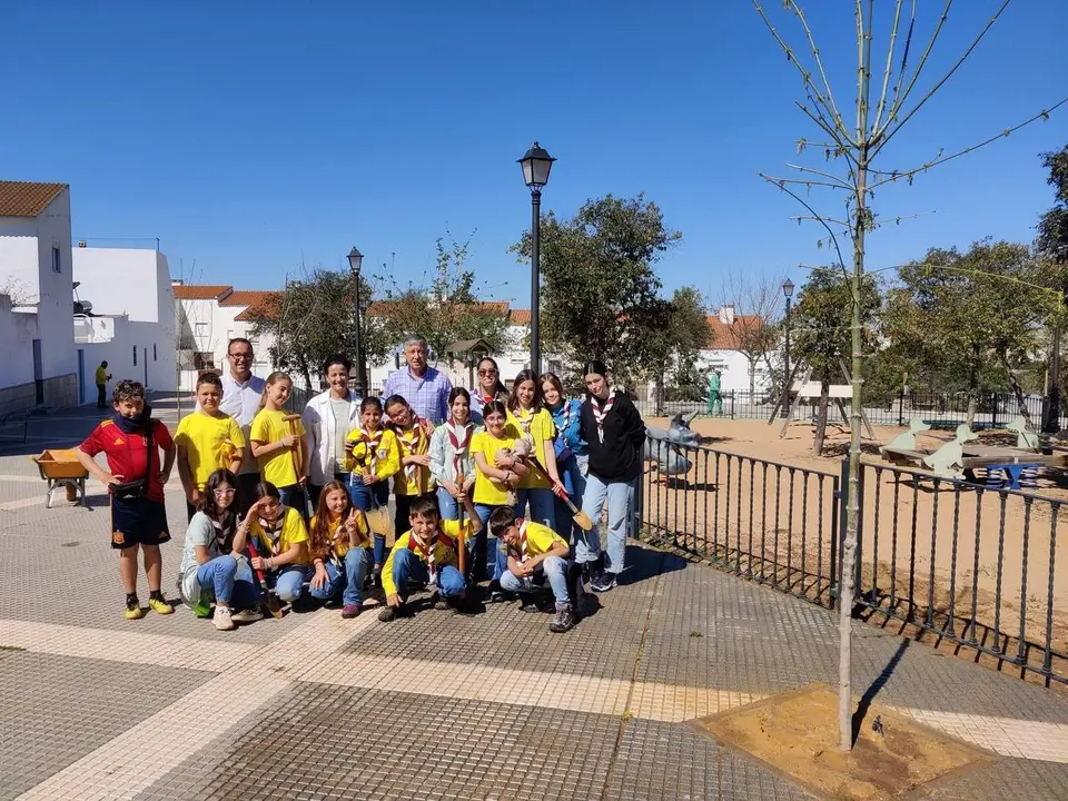 Participantes en la acción medioambiental palerma