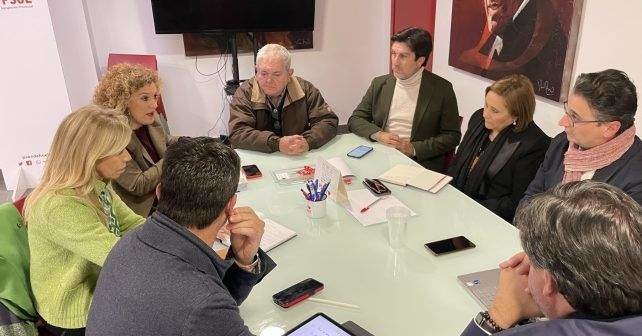 Plataforma-AVE en su reunión con representantes del PSOE