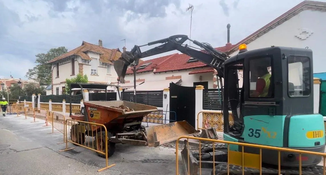 Obras en el Barrio Obrero