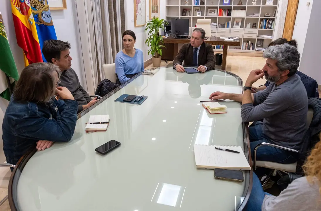 Encuentro de Toscano con Alberto Rodríguez