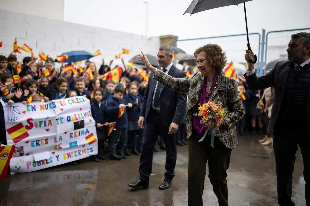 Llegada de la Reina Doña Sofía