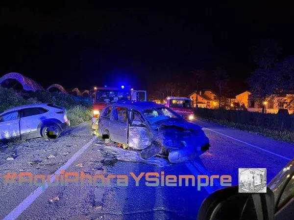 Foto del accidente