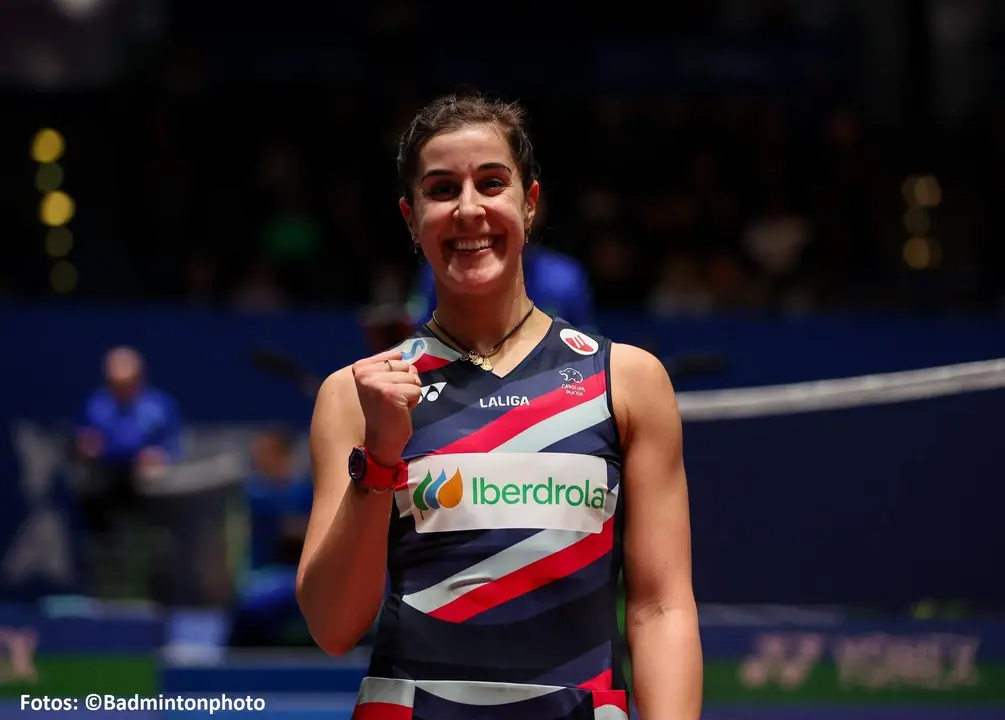 Carolina Marín durante su reciente participación en el All England.