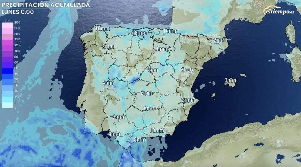 Mapa de previsiones