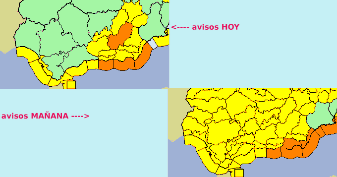 Mapa de avisos