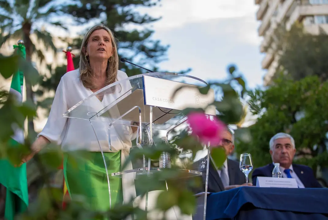 María Villadeamigo, en el pregón de la Semana Náutica