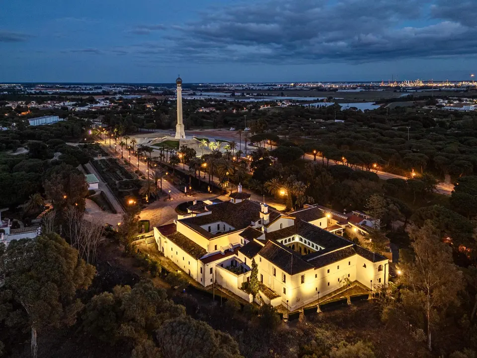 Espectacular panorámica de La Rábida tras la actuación de la Diputación de Huelva