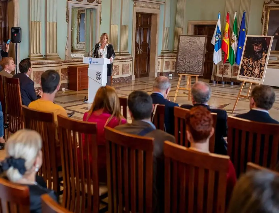 Pilar Miranda, el día de la presentación de la Guía de Semana Santa