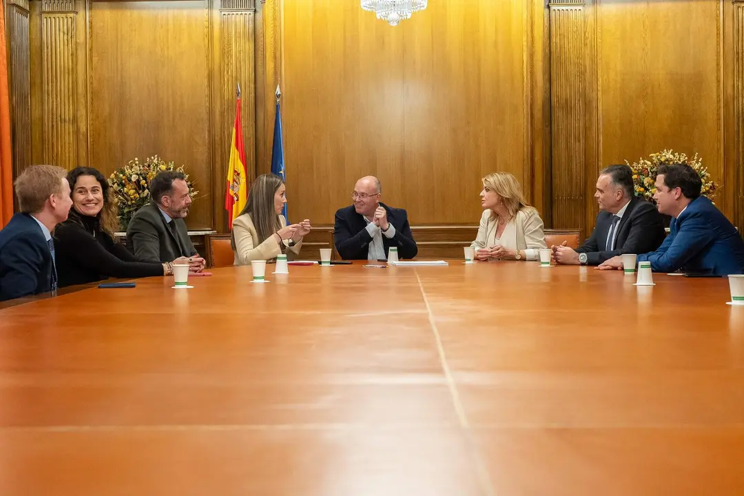 Reunión Infraestructuras con el portavoz del PP