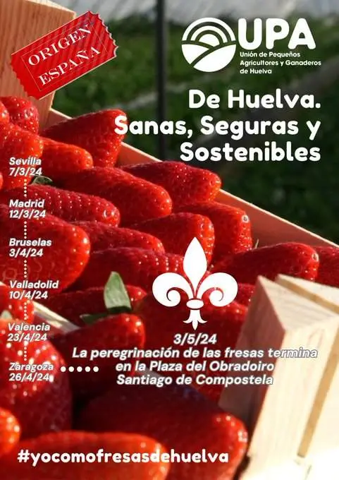 Cartel del acto en Santiago de Compostela