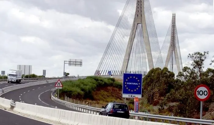 Frontera hispano-lusa por Ayamonte