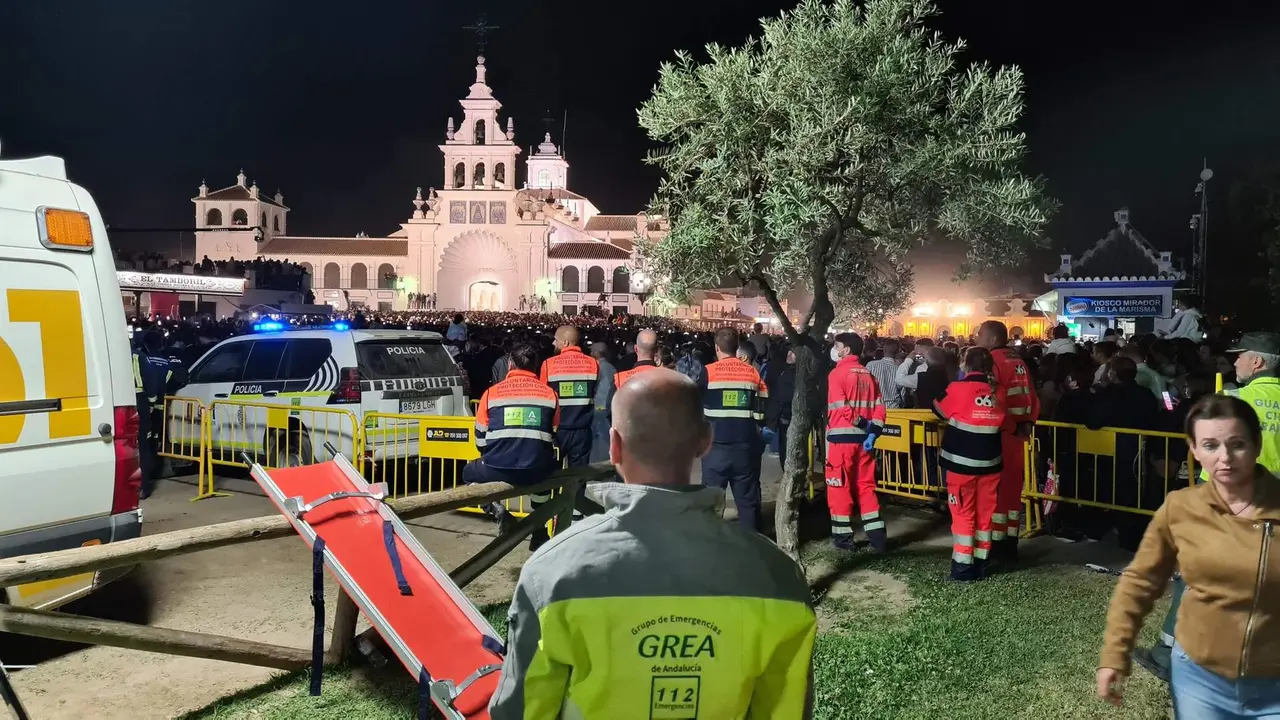 Despliegue para el día de la procesión