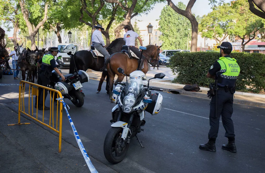 Despliegue en la capital para la salida de las hermandades