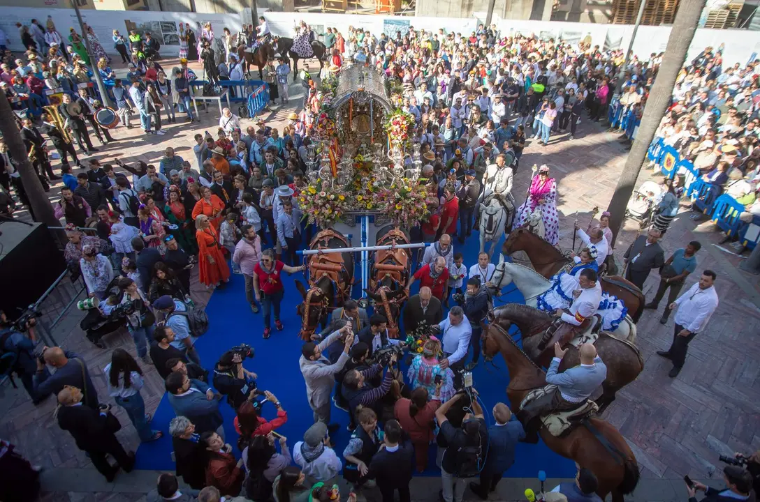 Llegada de la Concha Peregrina al Ayuntamiento