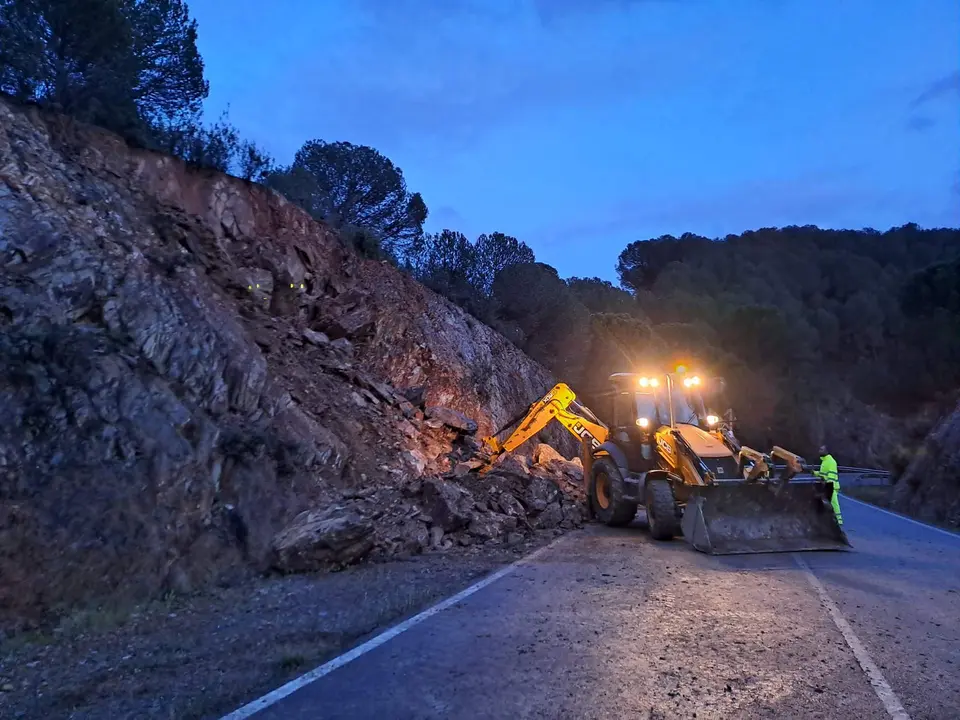 Actuaciones de urgencia en carreteras de Huelva