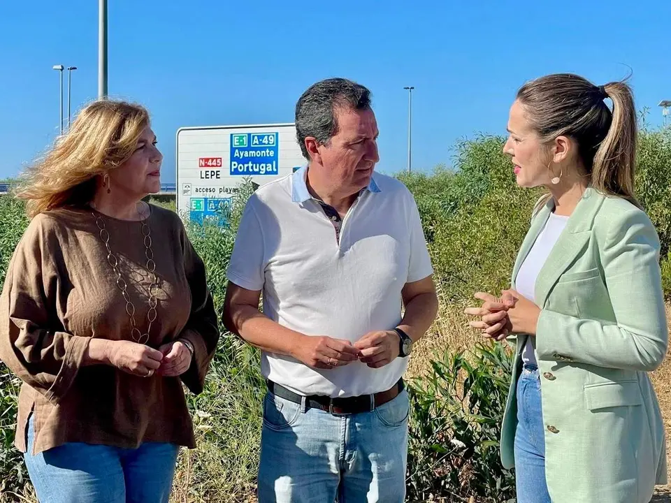 González, junto a Centeno y Verano