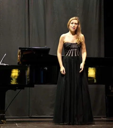 La soprano Aurora Gómez