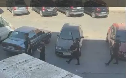 Efectivos policiales en El Torrejón