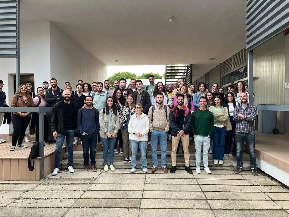 Alumnado del MAES en La Rábida