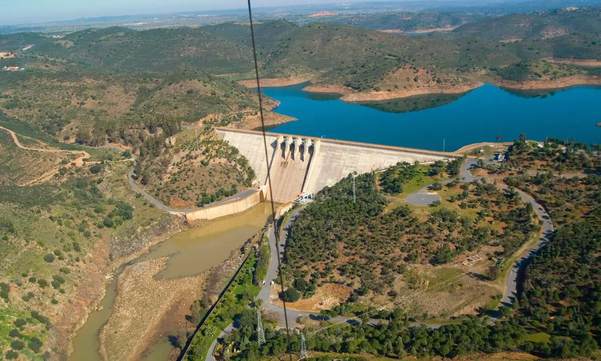 Embalse en Huelva