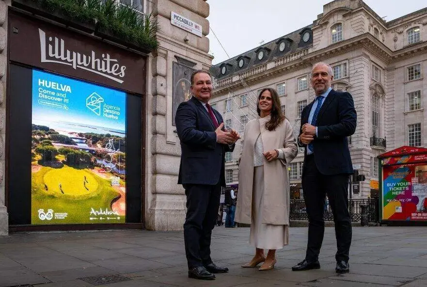 Presencia internacional en lugares emblemáticos de la Agencia Destino Huelva